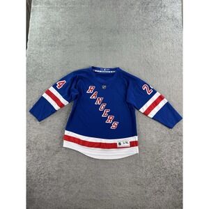New York Rangers Jersey Boys Youth Large XL Blue Reebok Kaapo Kakko NHL Hockey